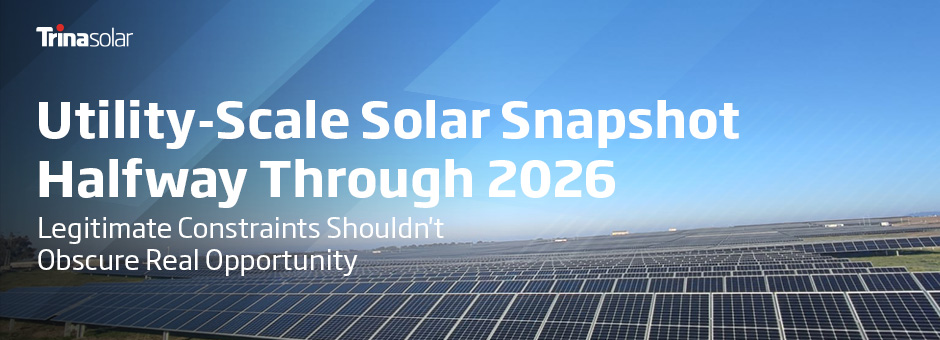 A snapshot of utility-scale solar in 2026.